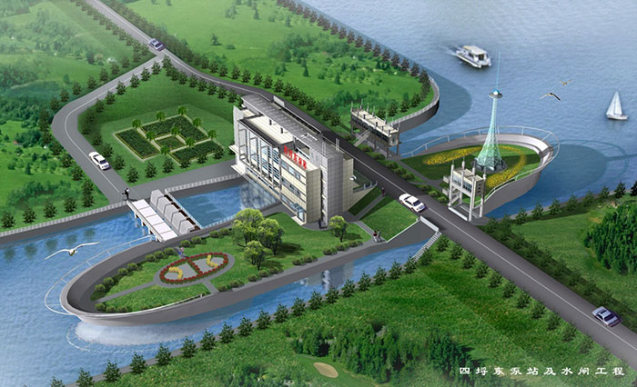 中山市五鄉聯圍四埒東泵站及水閘工程